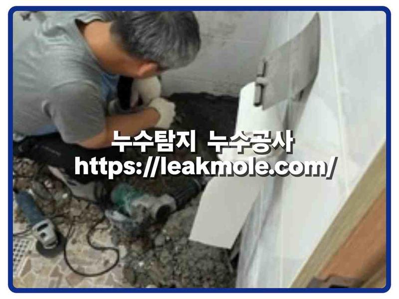 누수탐지 현장 작업 사진 12